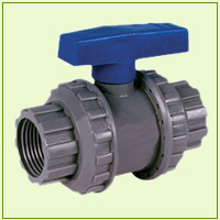 P. P. SOLID BALL VALVE, P.V.C. Ball Valve